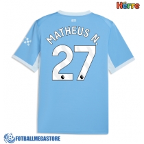 Fotballdrakt Herre Manchester City Matheus Nunes #27 Hjemmedrakt 2026-27 Kortermet